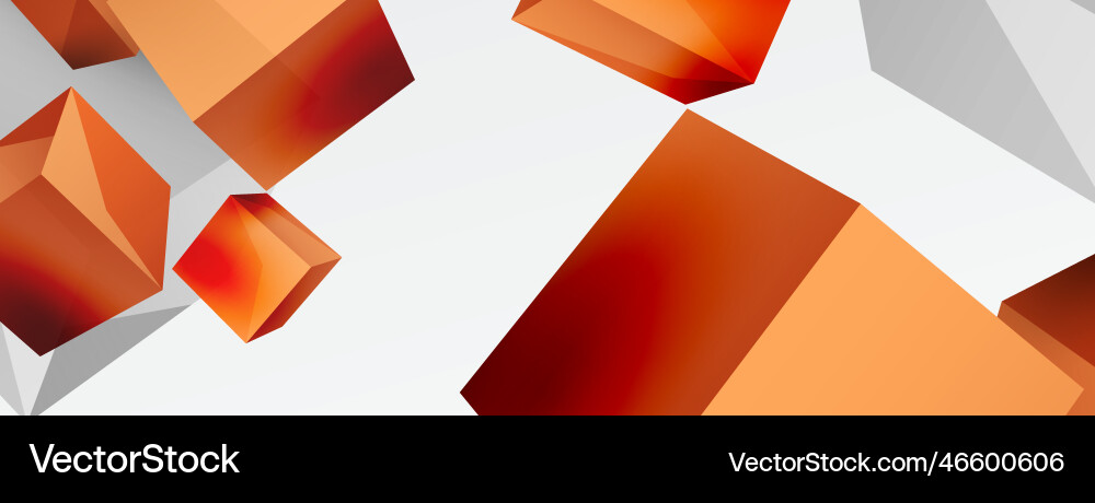 3d cubes abstract background composition 3d cubes abstract background composition vector image