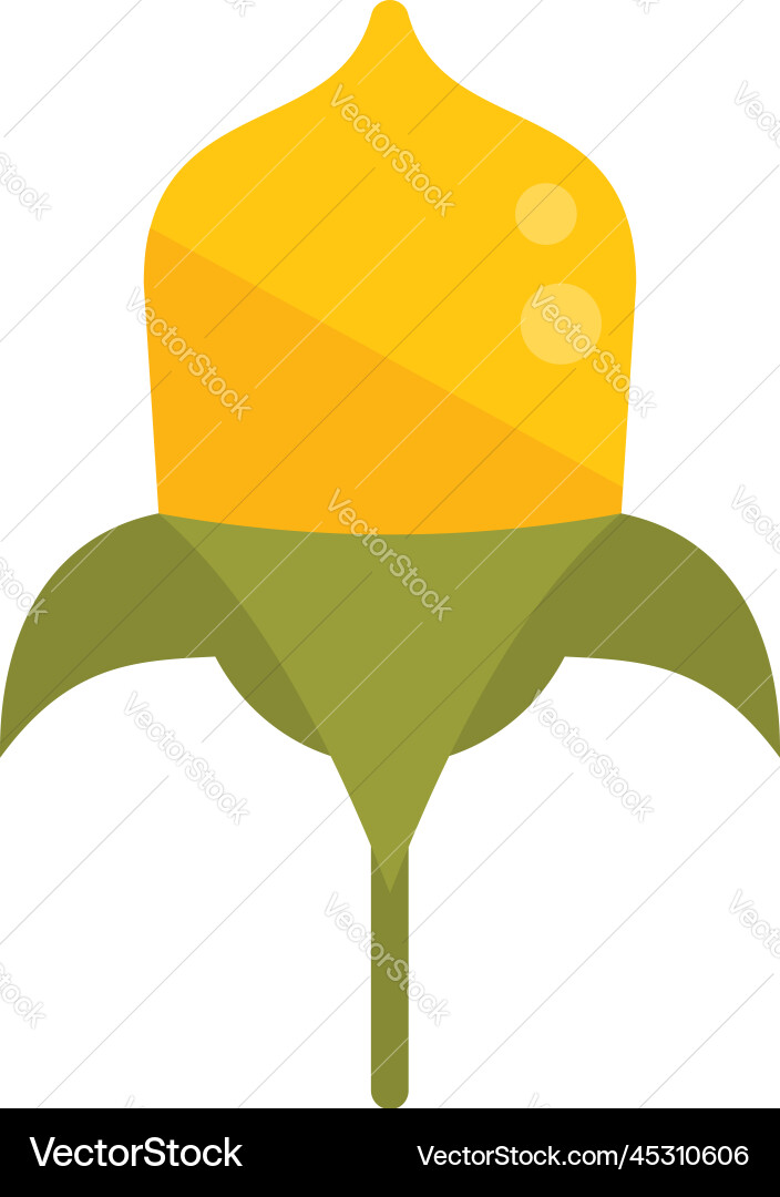 Blume Jojoba Ikone flache Pflanze Samen Blume Jojoba Ikone flache Pflanze Samen vektorbild