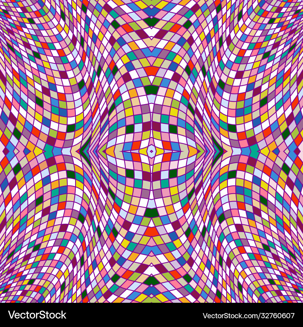 Abstract color grid pattern Vector Image