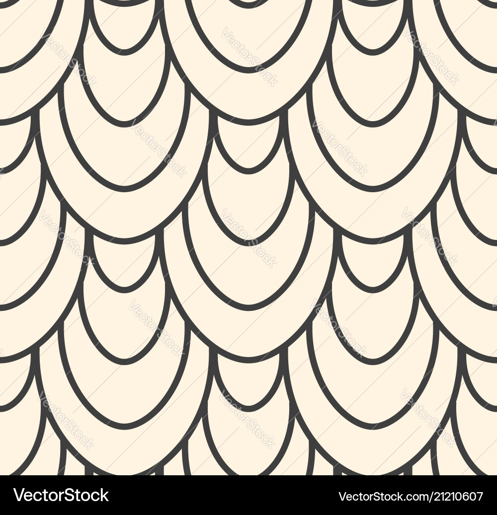 Linear Scales Pattern - Seamless Vector Image