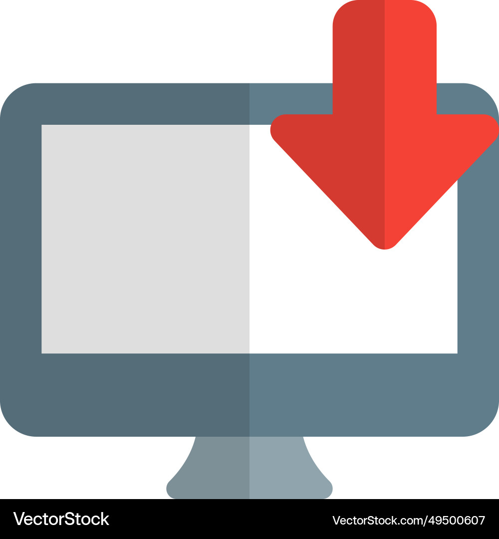 Process of transferring or saving files in system Vector Image