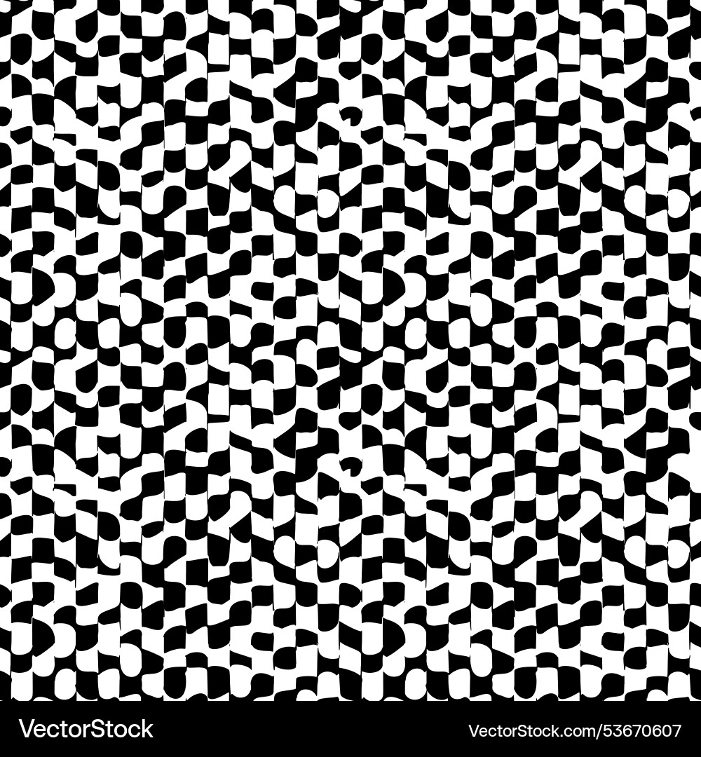 Psychedelic checkerboard pattern Psychedelic checkerboard pattern vector image