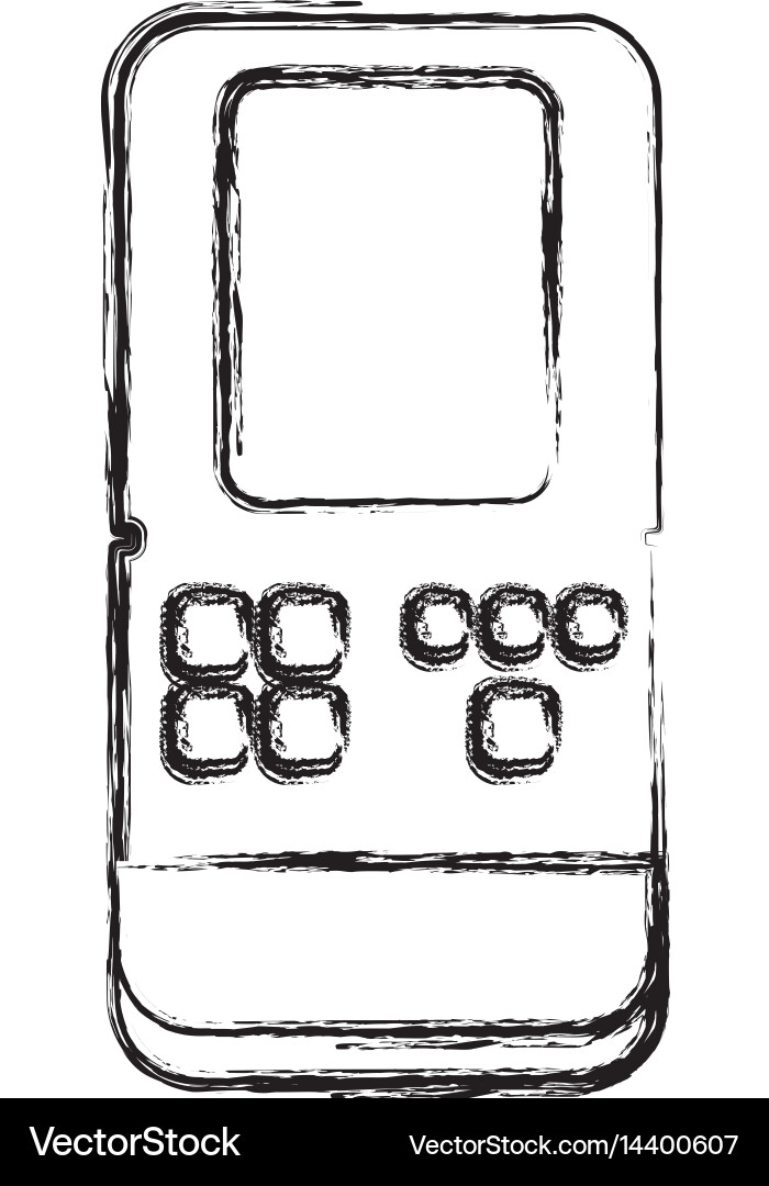 Tetris videogame console Royalty Free Vector Image
