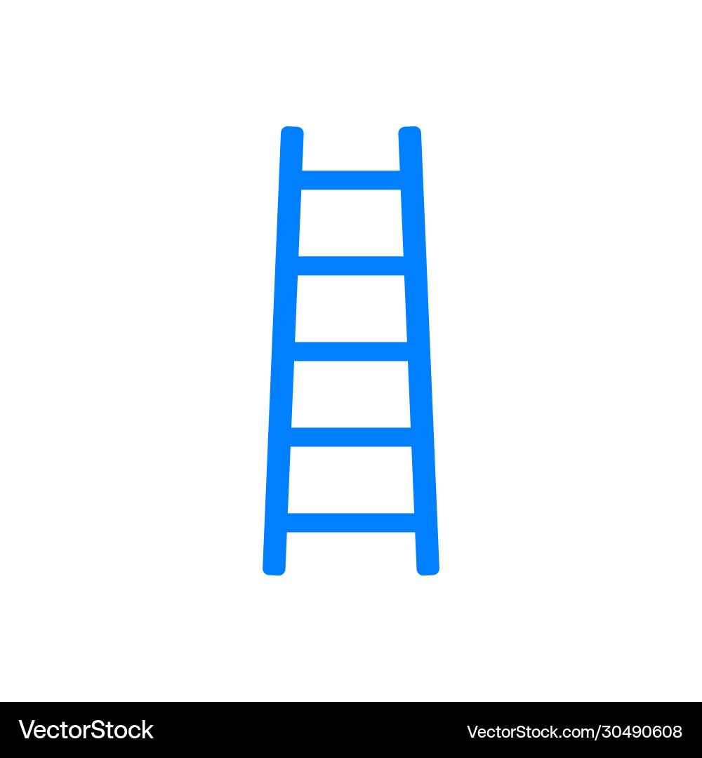 Ladder and background Vector Image