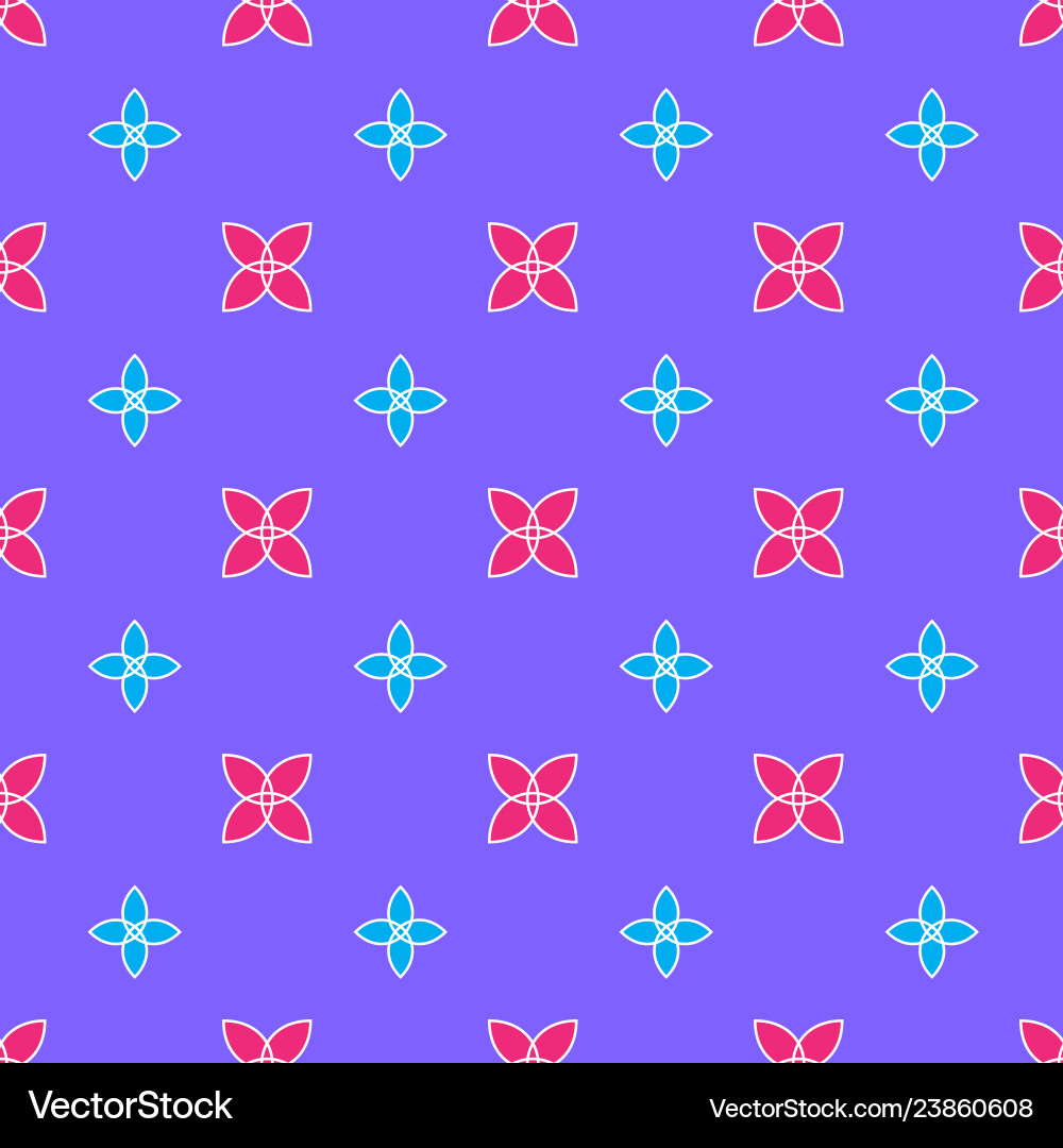 Seamless pattern on the violet background Seamless pattern on the violet background vector image