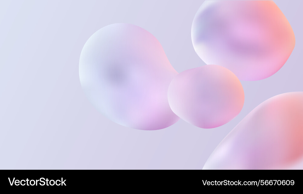 Abstract depiction of soft and colorful bubbles Abstract depiction of soft and colorful bubbles vector image