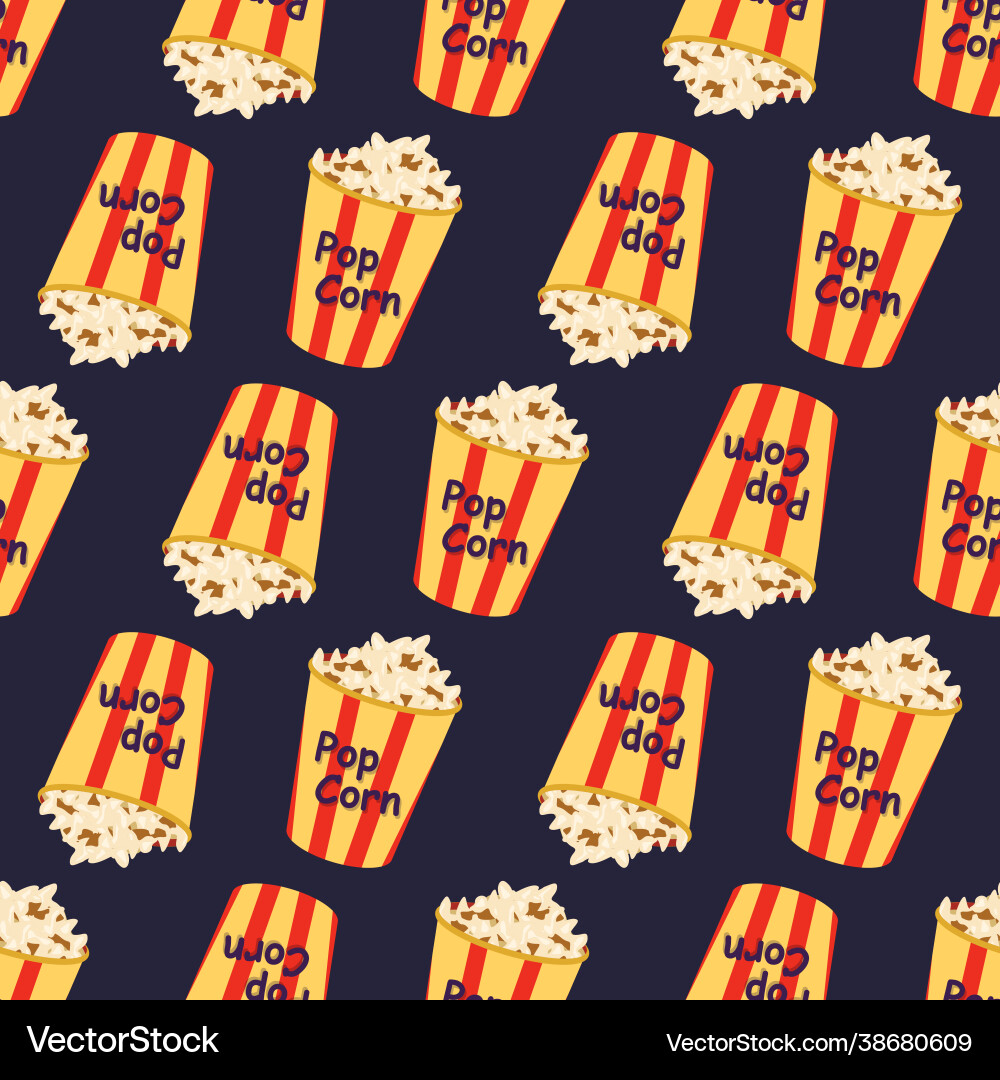 Bright seamless pattern with a festive box Bright seamless pattern with a festive box Vector Image