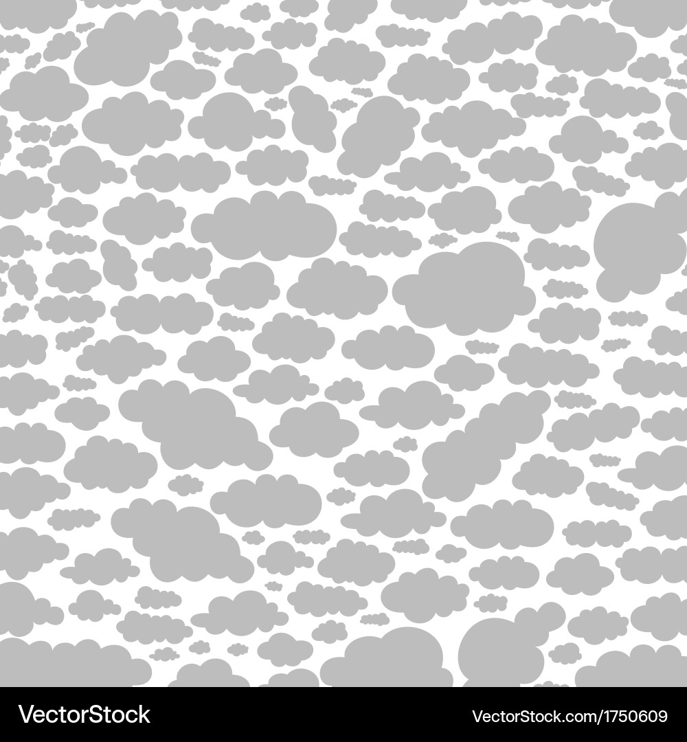 Cloud a background Vector Image
