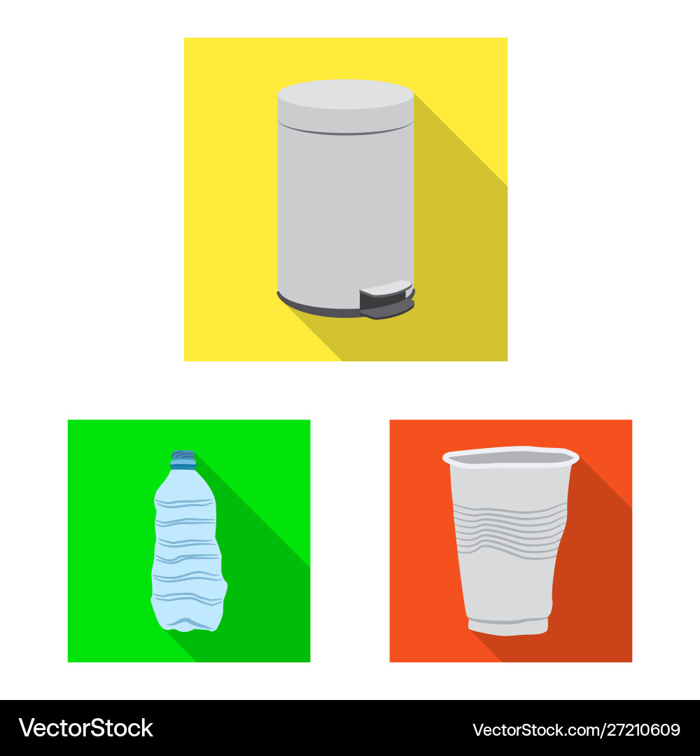 Isolated object refuse and junk symbol vector image