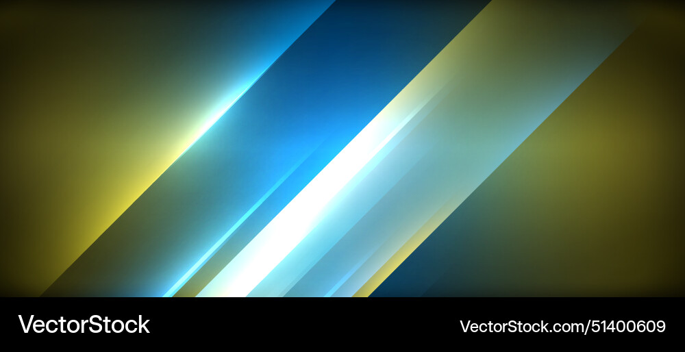 Neon dynamic diagonal light rays background Neon dynamic diagonal light rays background Vector Image