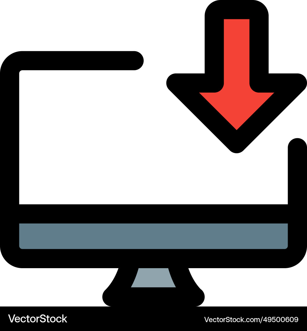 Process of transferring or saving files in system vector image