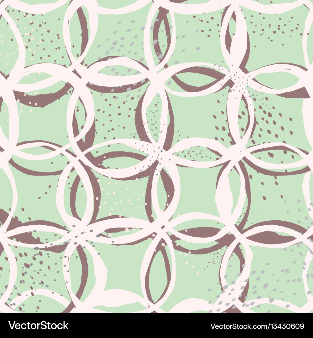 Sketchy Circle Pattern vector image