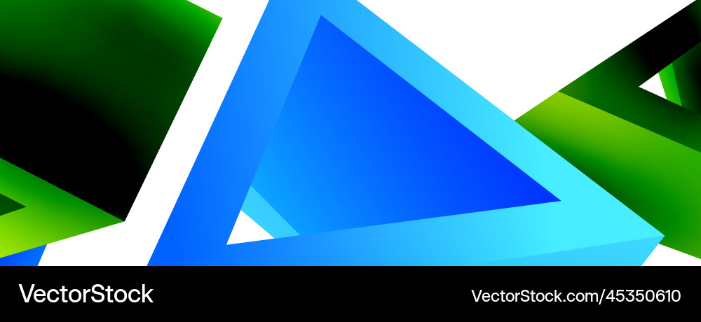 3d triangle abstract background basic shape 3d triangle abstract background basic shape vector image