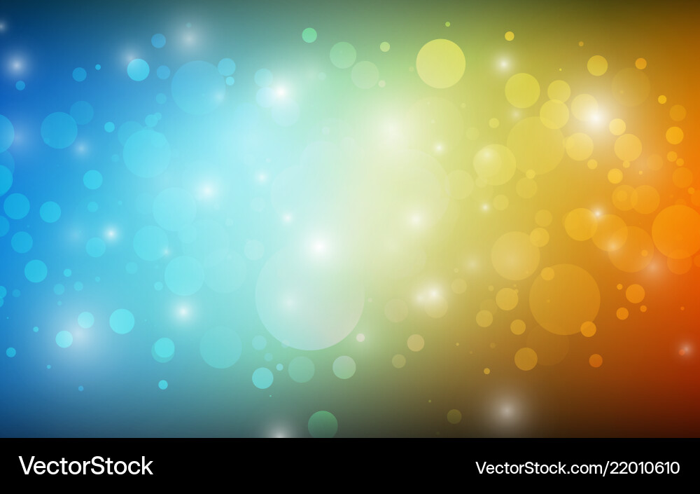 Abstract bokeh color background Vector Image