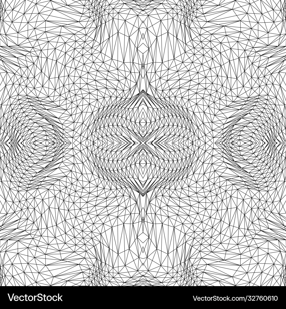 Geometric low poly linear seamless pattern Geometric low poly linear seamless pattern vector image