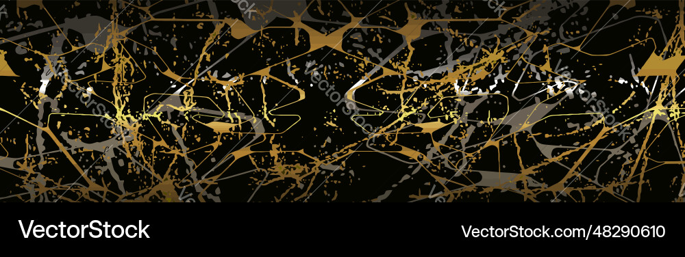Luxury Gold Marble Car Wrap vector image