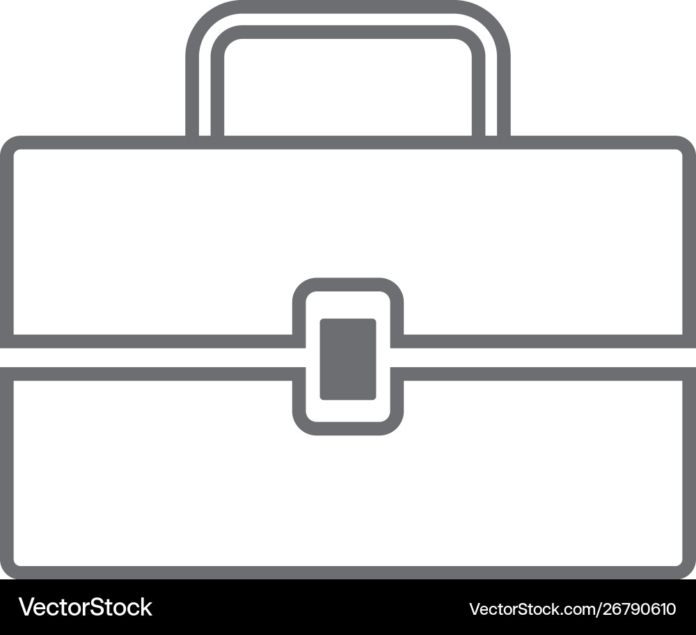 Metal lunchbox icon simple element from map Metal lunchbox icon simple element from map vector image