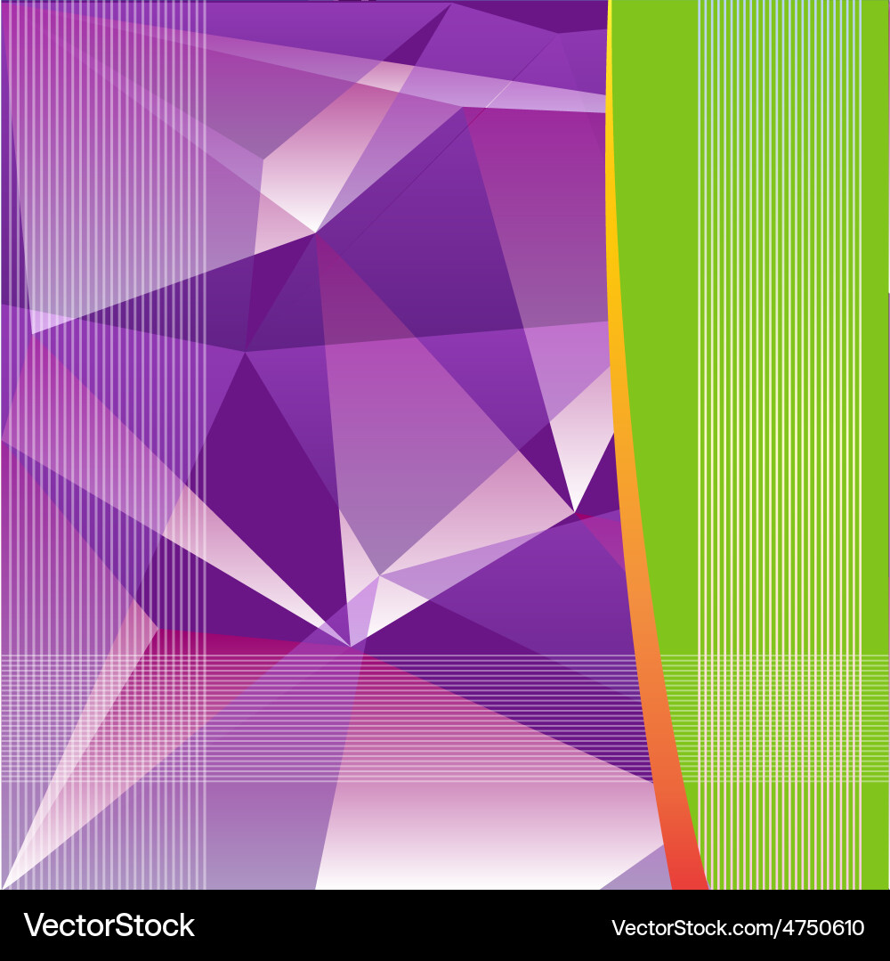 Polygonal background with place for text Vector Image