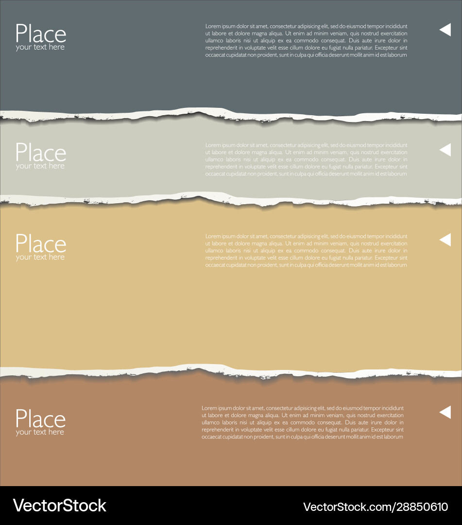 Torn Paper Background - Text Space vector image