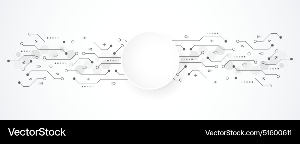 Abstract background with technology circuit board Abstract background with technology circuit board vector image