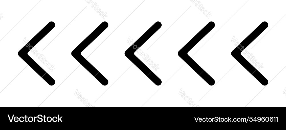 Black chevron arrows repeated triangular v shaped Black chevron arrows repeated triangular v shaped vector image