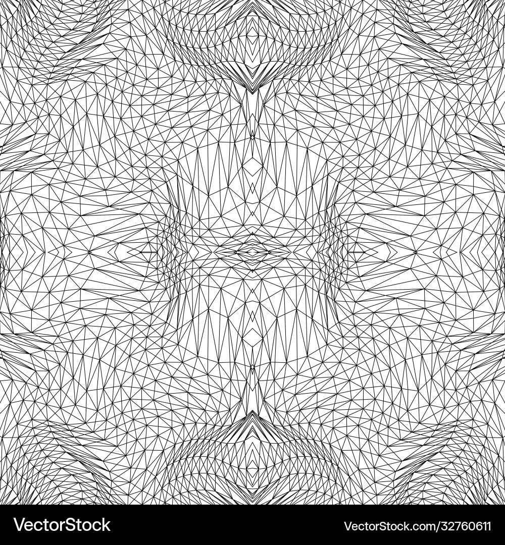 Geometric low poly linear seamless pattern Geometric low poly linear seamless pattern vector image