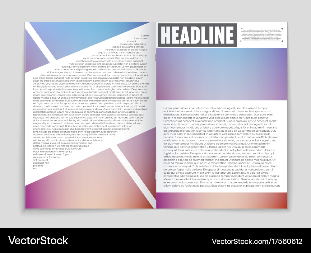 Abstract layout background set for art vector image