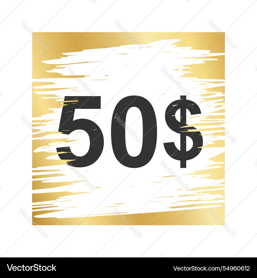 Gold square scratch card surface with scraped Gold square scratch card surface with scraped vector image