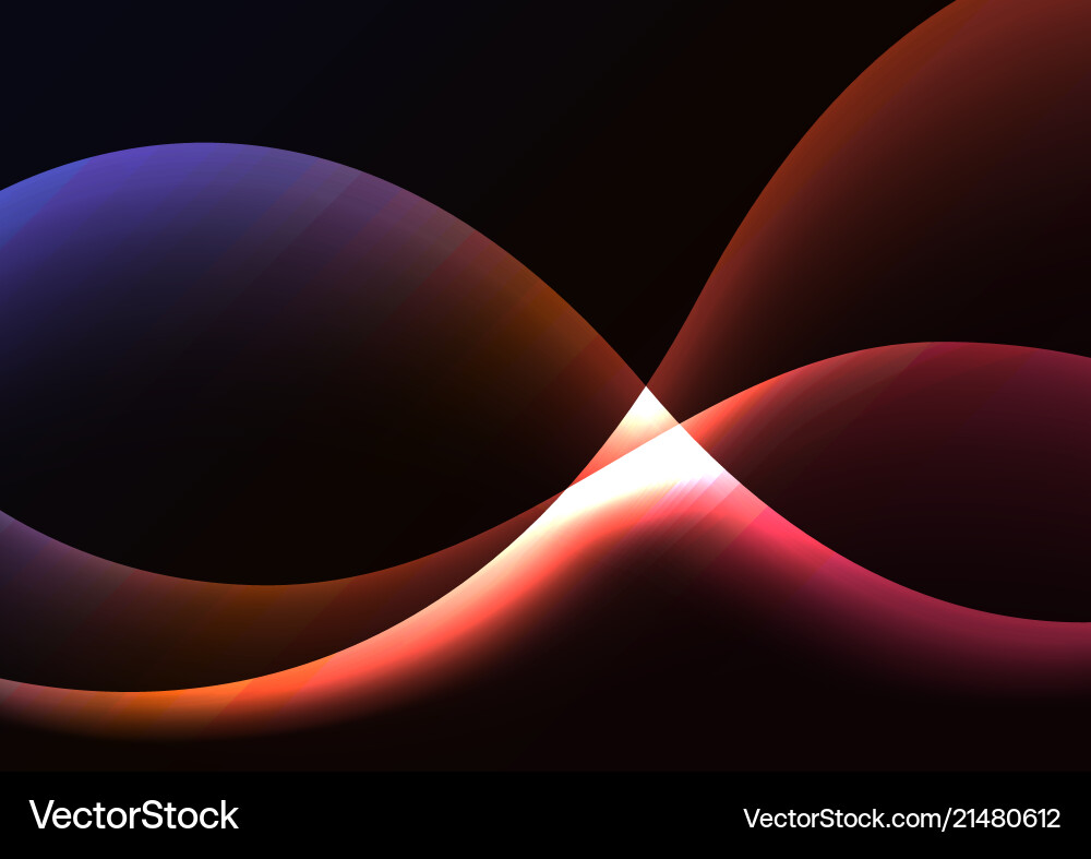 Multicolor flame curve layer abstract background Multicolor flame curve layer abstract background vector image