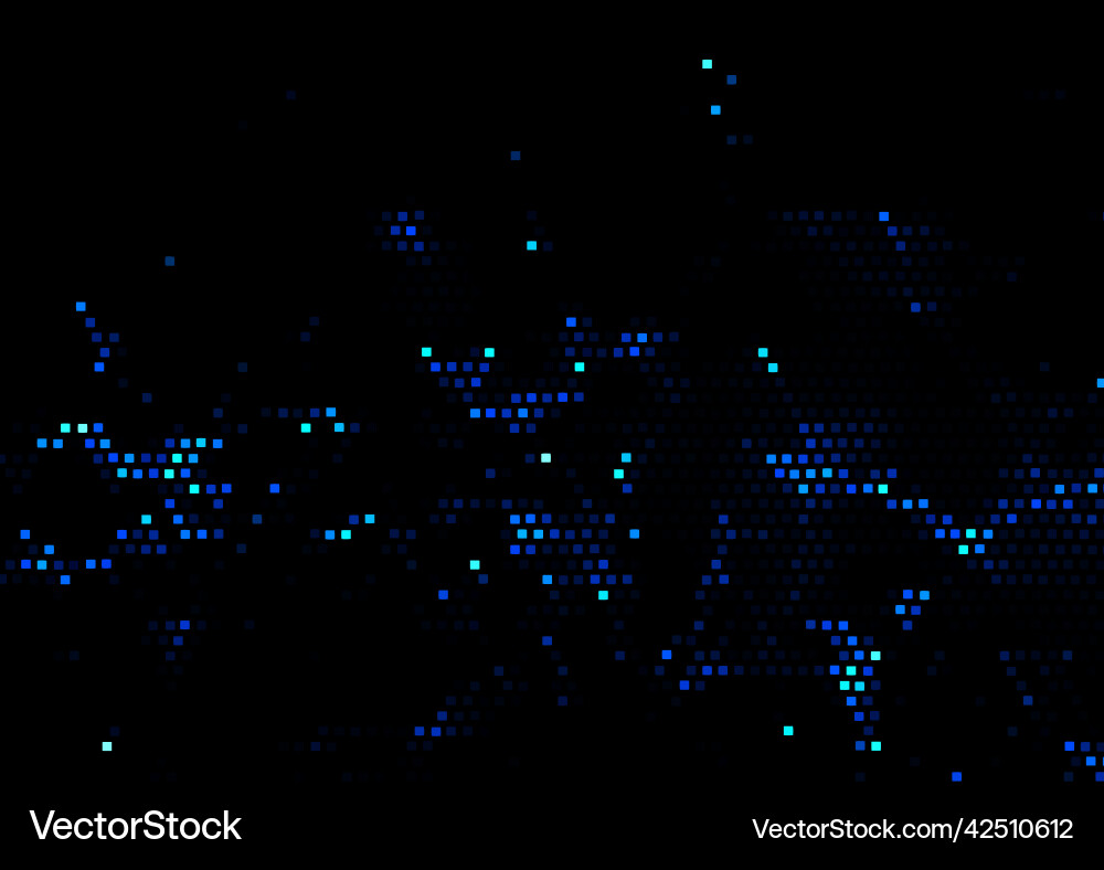 Pixel LCD Background vector image
