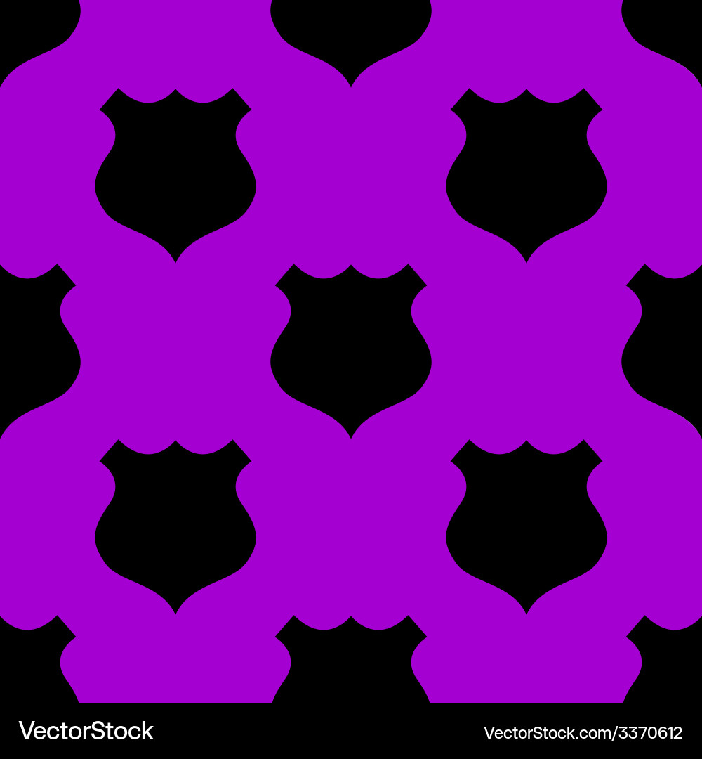 Shield web icon flat design seamless gray pattern Vector Image