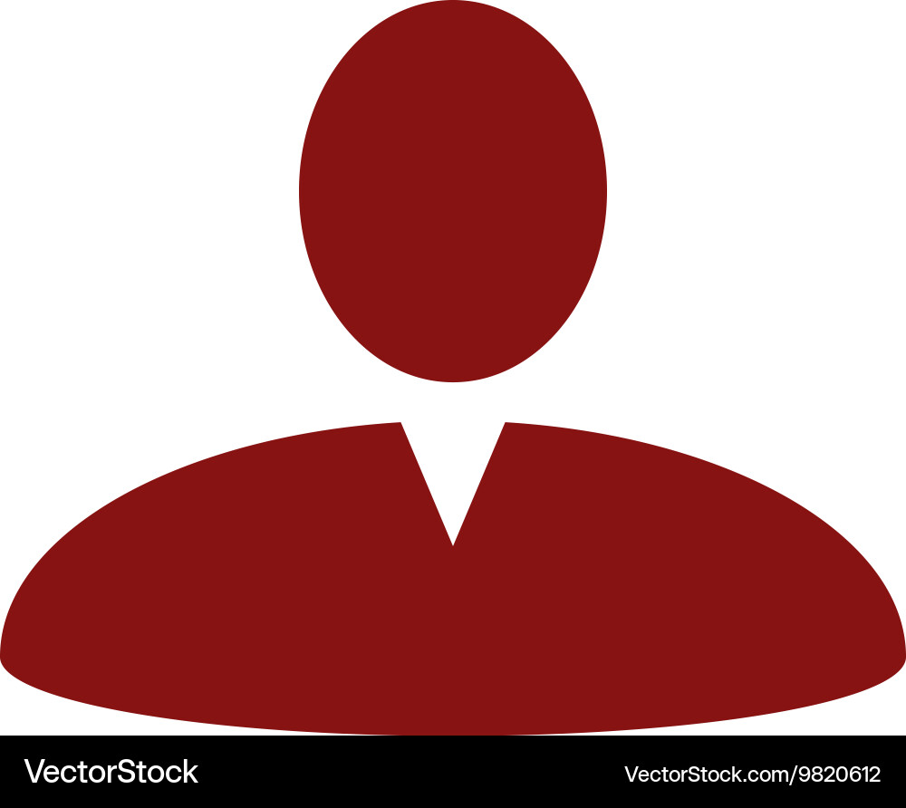 User profile web icon Vector Image