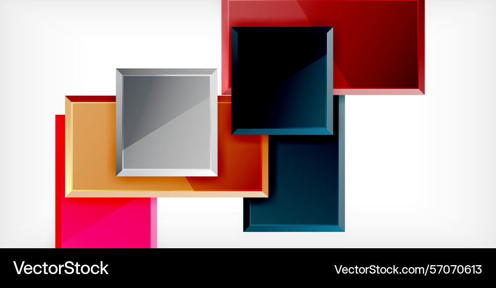 Abstract composition featuring overlapping Abstract composition featuring overlapping vector image