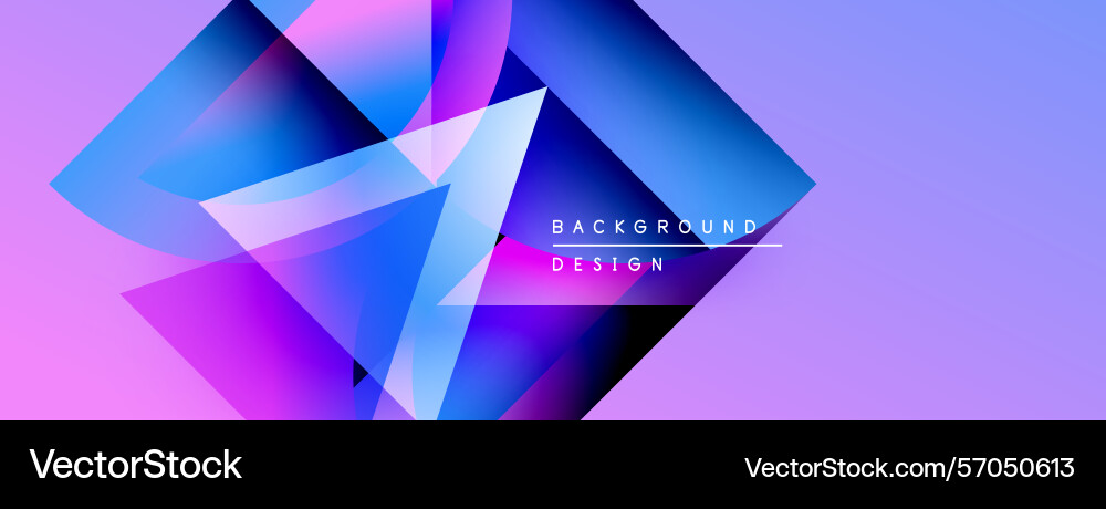 Abstract geometric shapes overlap creating Abstract geometric shapes overlap creating vector image