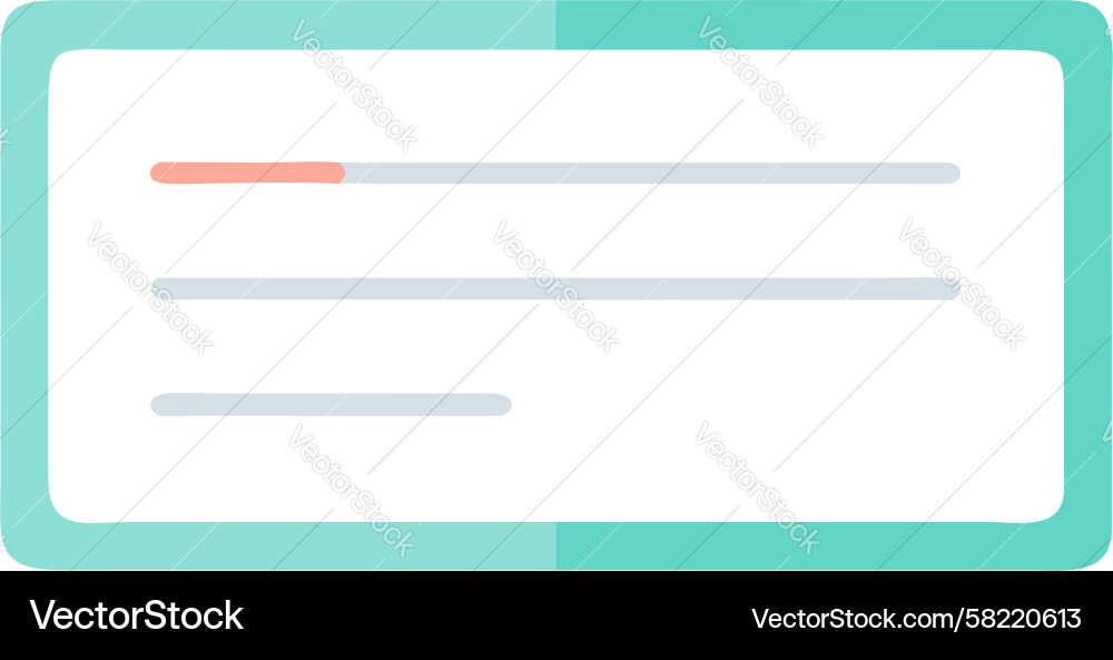 Clean Document Template Vector Image