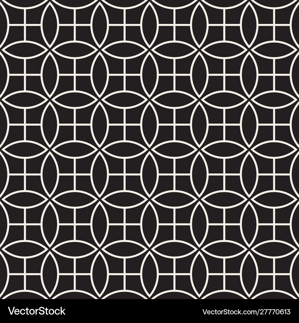 Geometric Lattice Pattern vector image