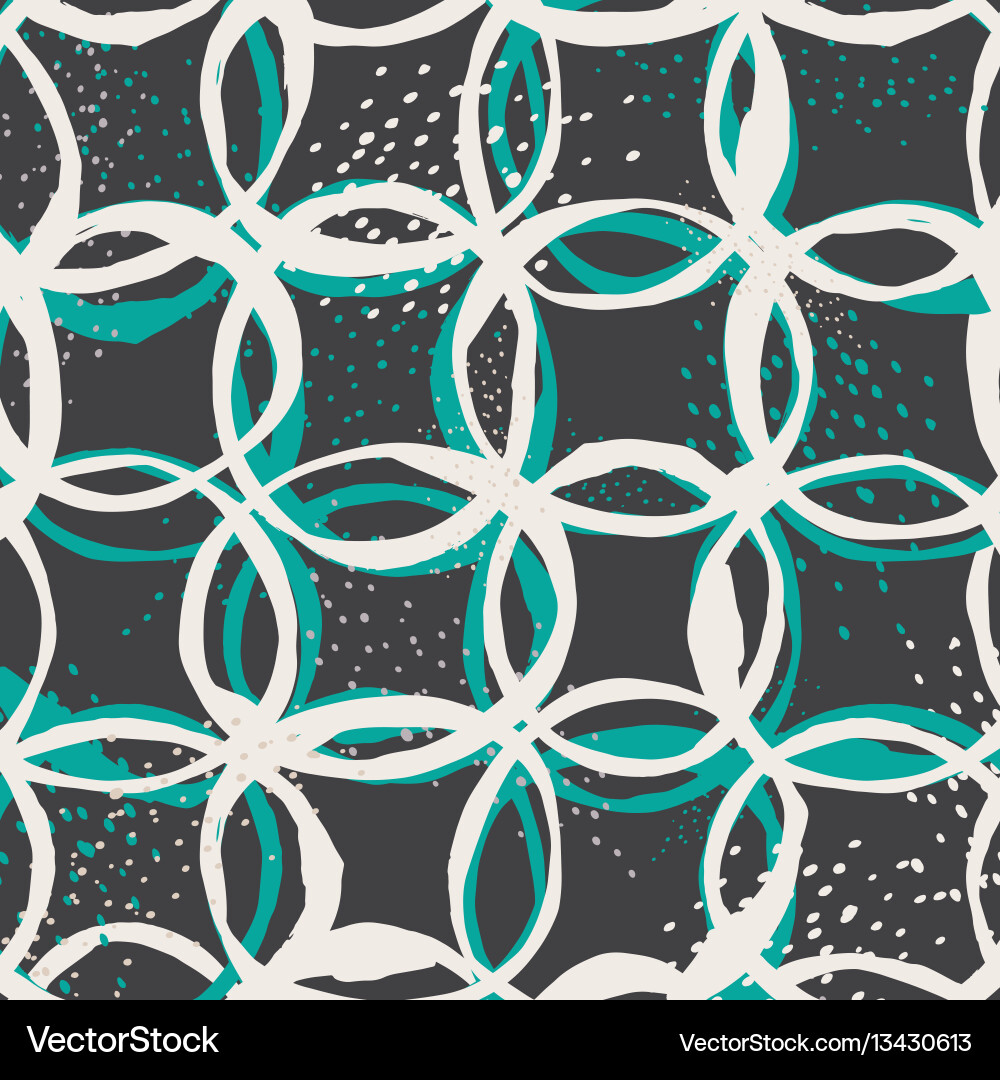 Sketchy Circle Pattern vector image