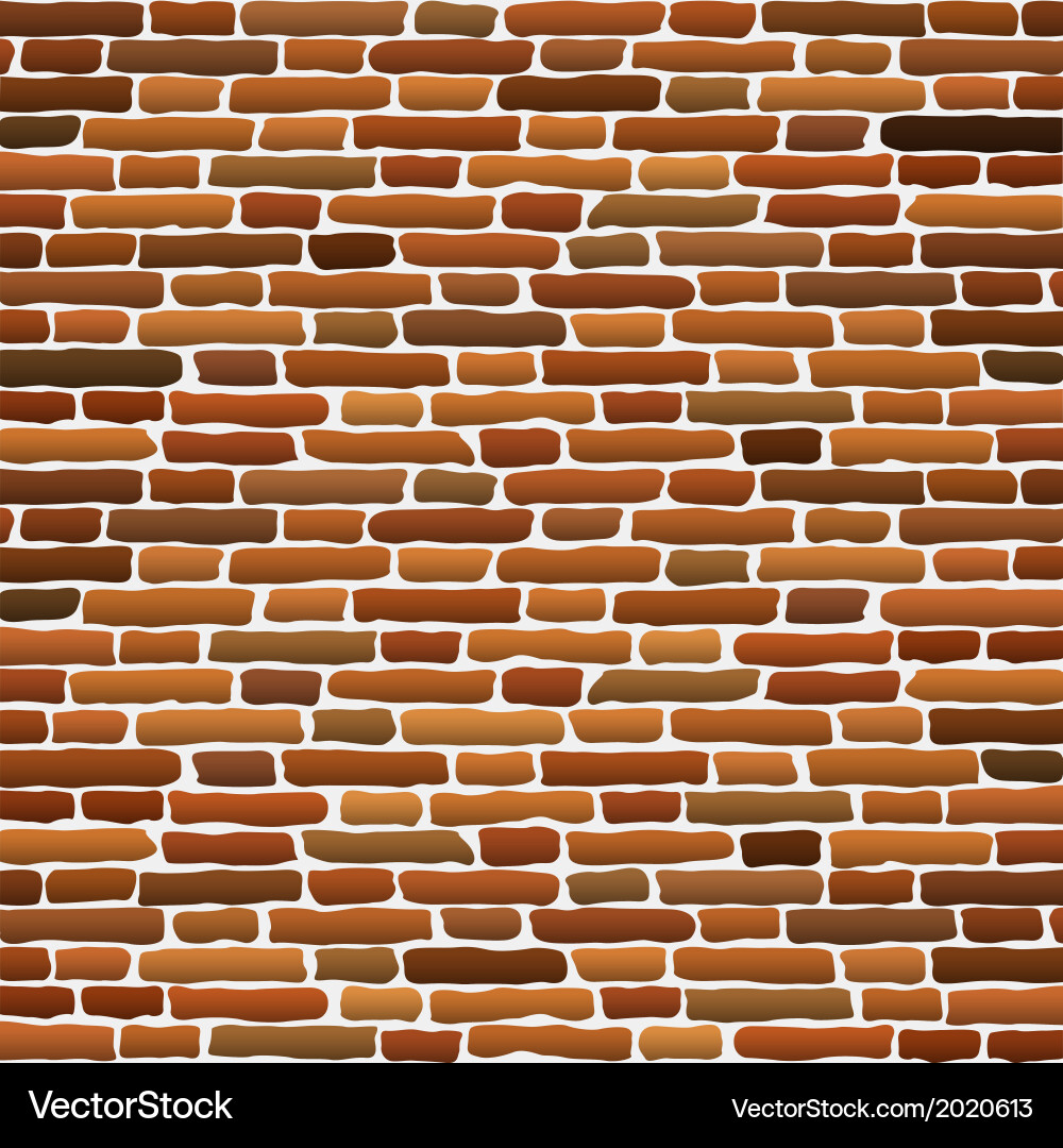 Weathered Brick Wall Vector Image