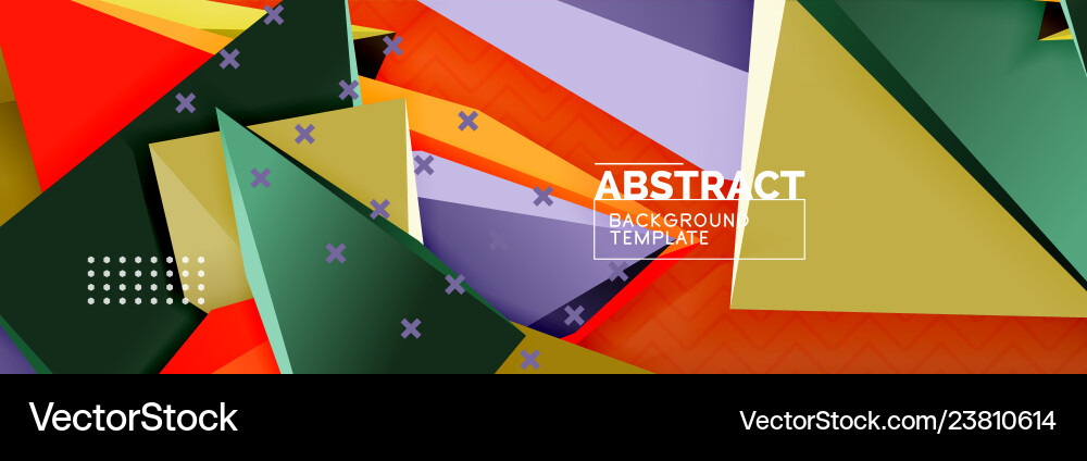3d triangular minimal abstract background 3d triangular minimal abstract background vector image