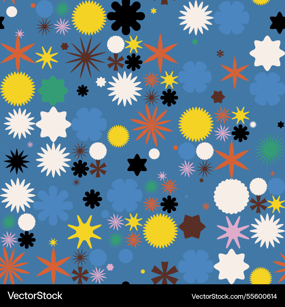 A colorful abstract seamless pattern featuring A colorful abstract seamless pattern featuring vector image