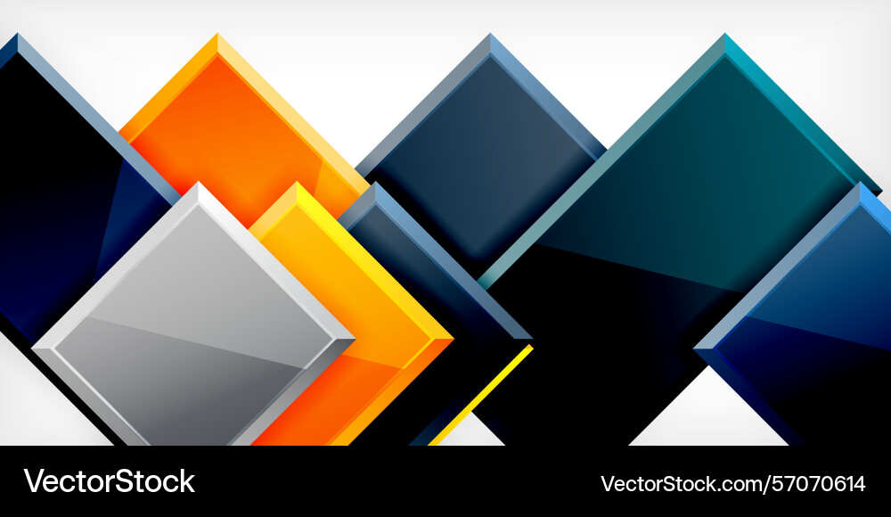 Abstract geometric design overlapping squares Abstract geometric design overlapping squares vector image