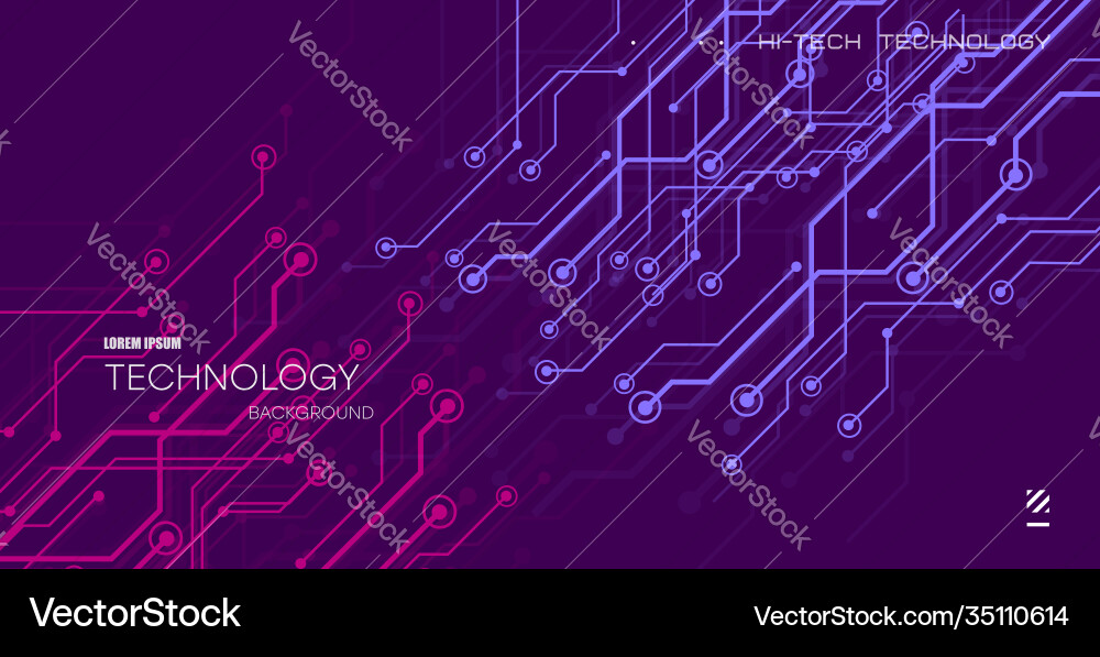 Abstract technology background with various Abstract technology background with various vector image