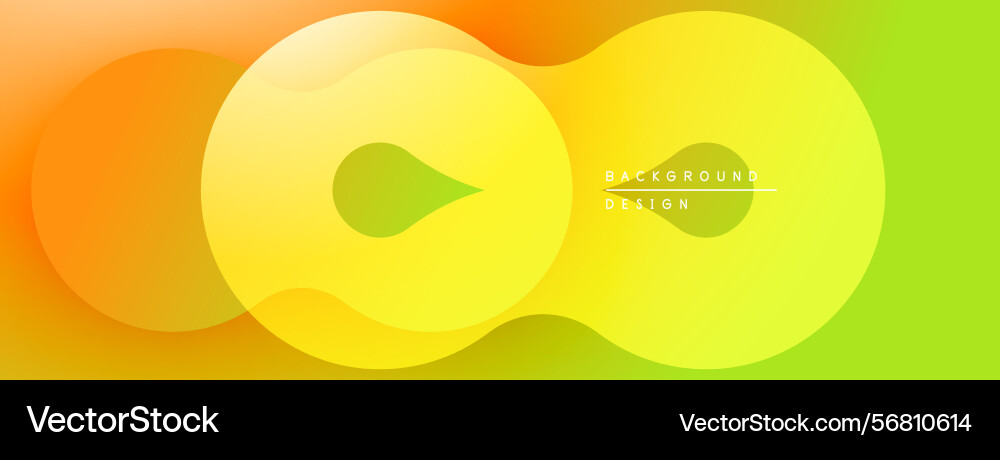 Abstract vibrant design features overlapping Abstract vibrant design features overlapping vector image
