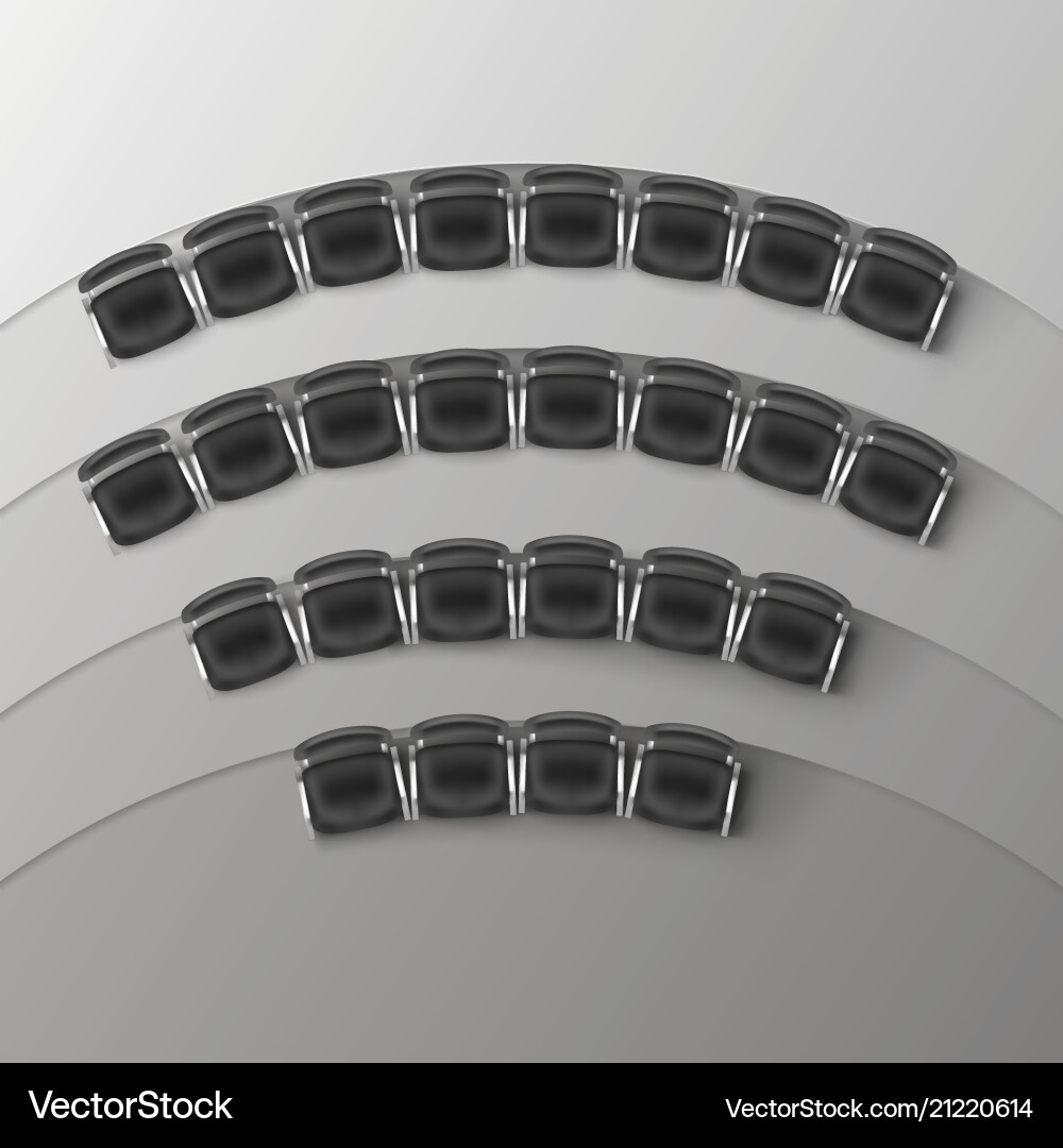 Audience auditorium empty college lecture Audience auditorium empty college lecture vector image