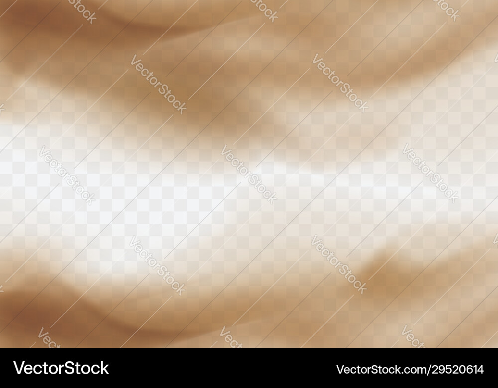 Desert sandstorm brown dusty cloud on transparent Desert sandstorm brown dusty cloud on transparent vector image