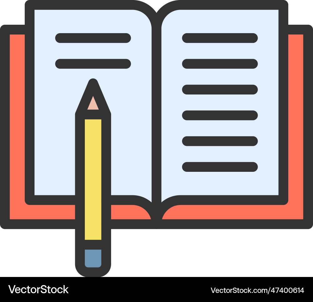 Homework icon image vector image