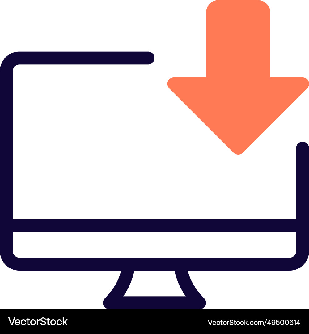 Process of transferring or saving files in system Vector Image