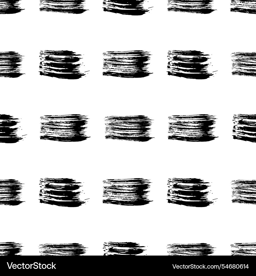 Seamless pattern with hand drawn scribble smears Vector Image