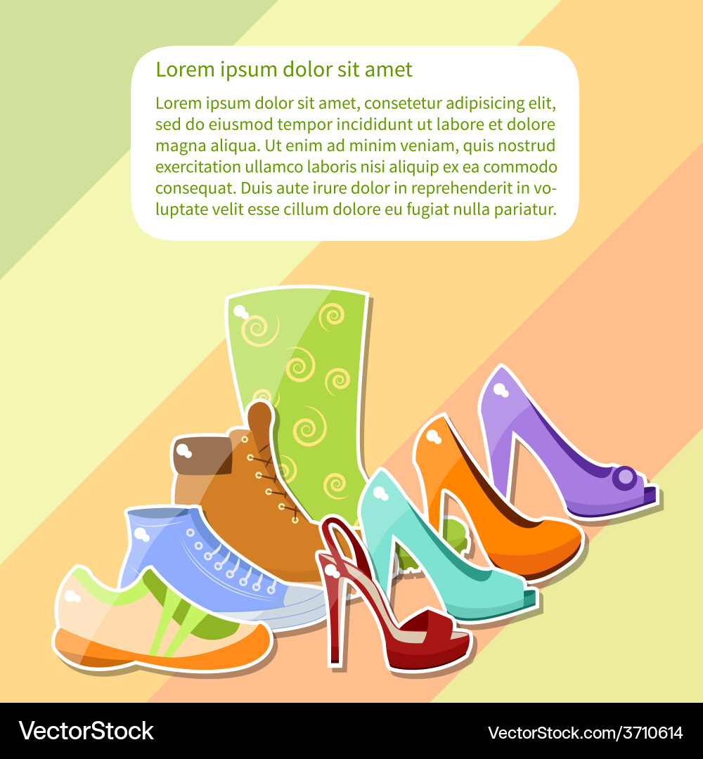 Shoes vector image