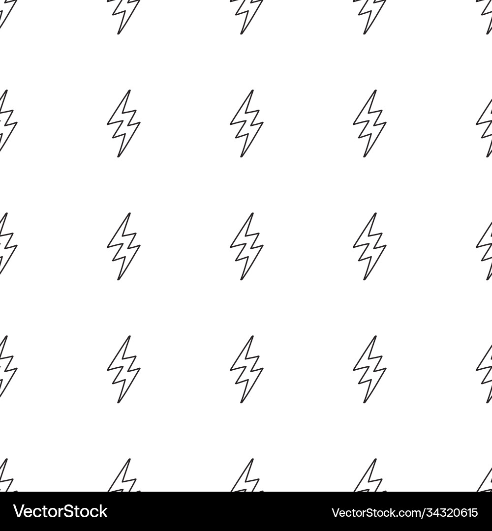 Abstract pop art pattern with lightning bolts Abstract pop art pattern with lightning bolts vector image